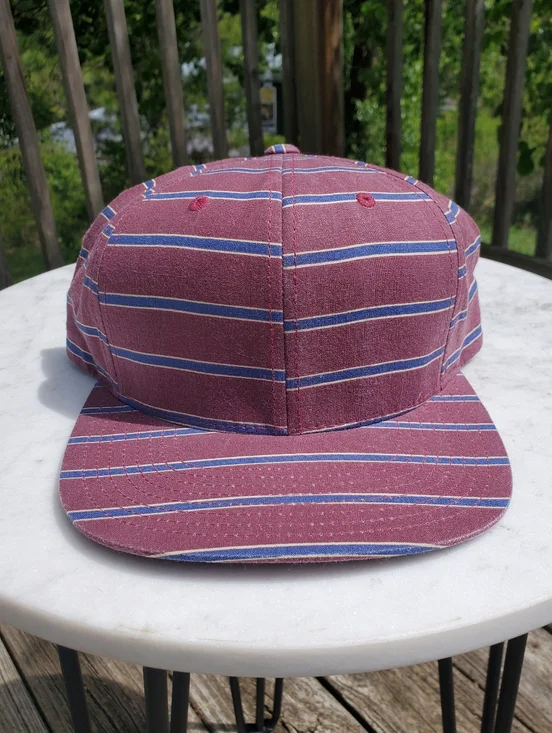 The Hundreds Striped Shirt Snapback Hat - Picture 2 of 7